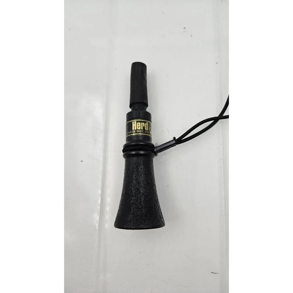 Quaker Boy Vintage Master Herd Elk Call - Black - With Lanyard